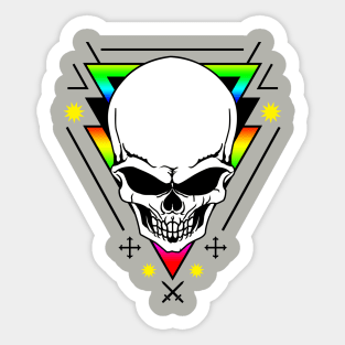 Skull Shine Starshine Sticker